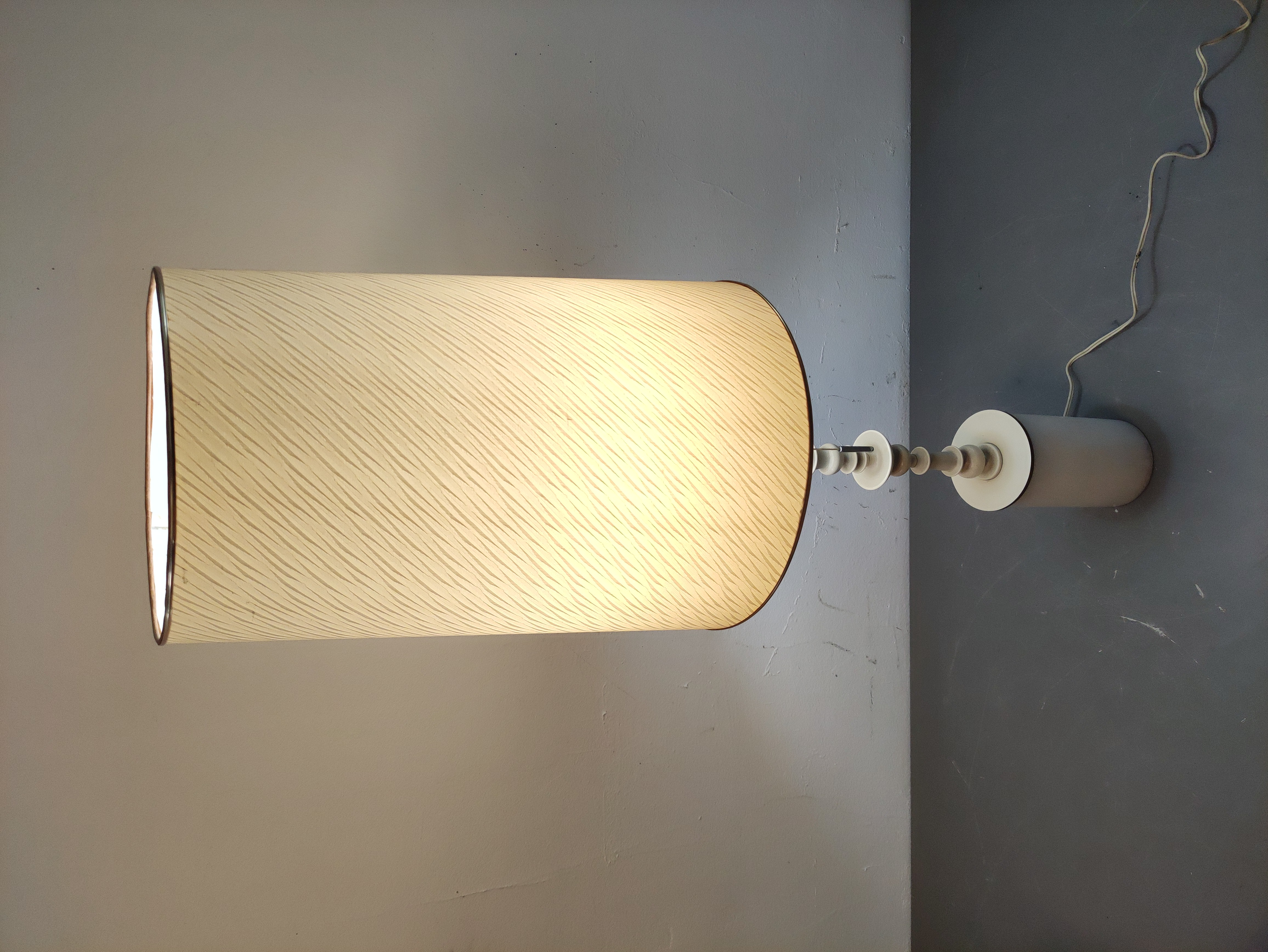 lampara pantalla sobremesa madera alt 64-99 o10.5-31 1u